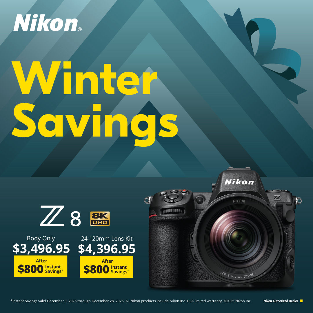 Exciting New NIKON Z 8, NikonZ, Z Winter Savings