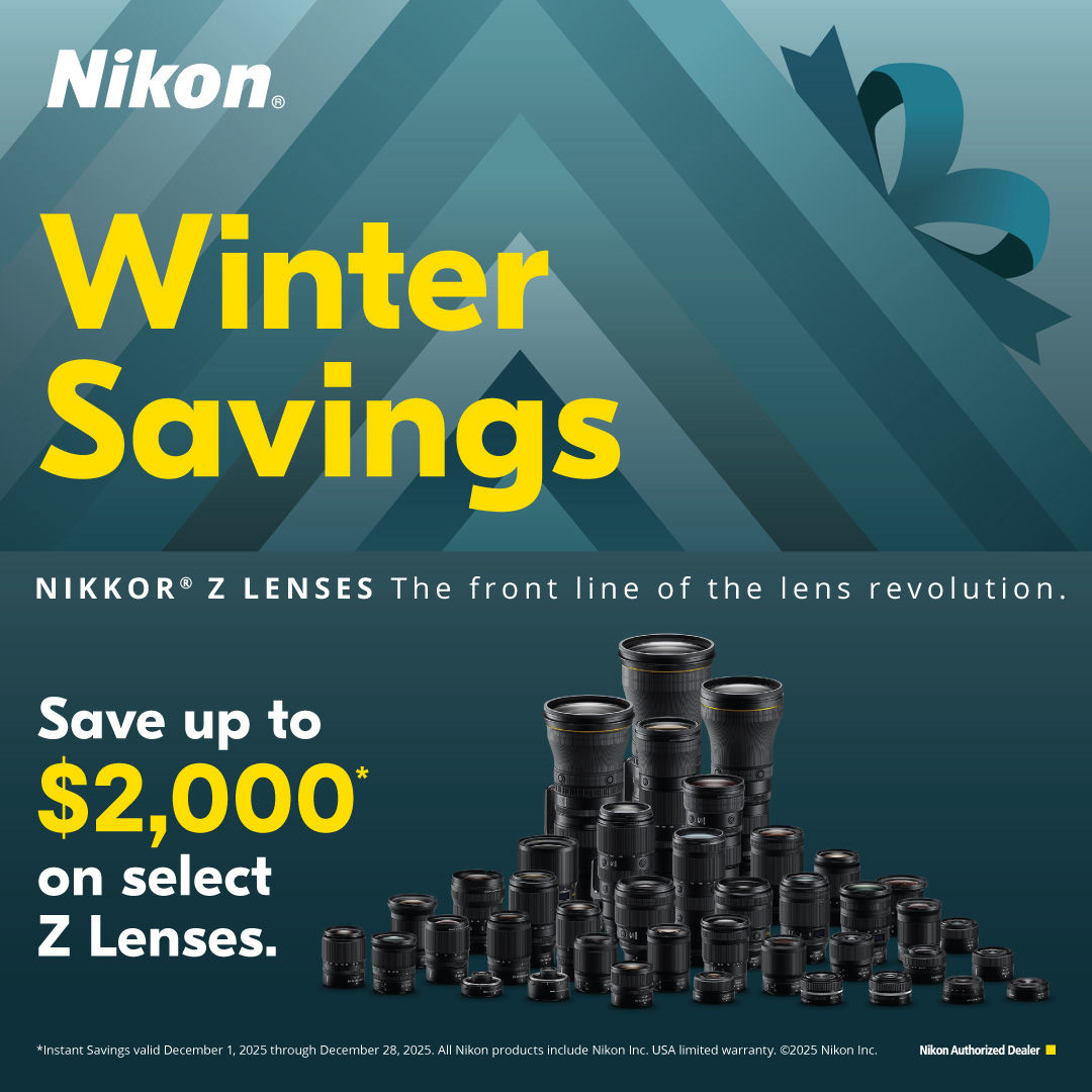 NIKON Mountain of Lenses- Savings at K&R
