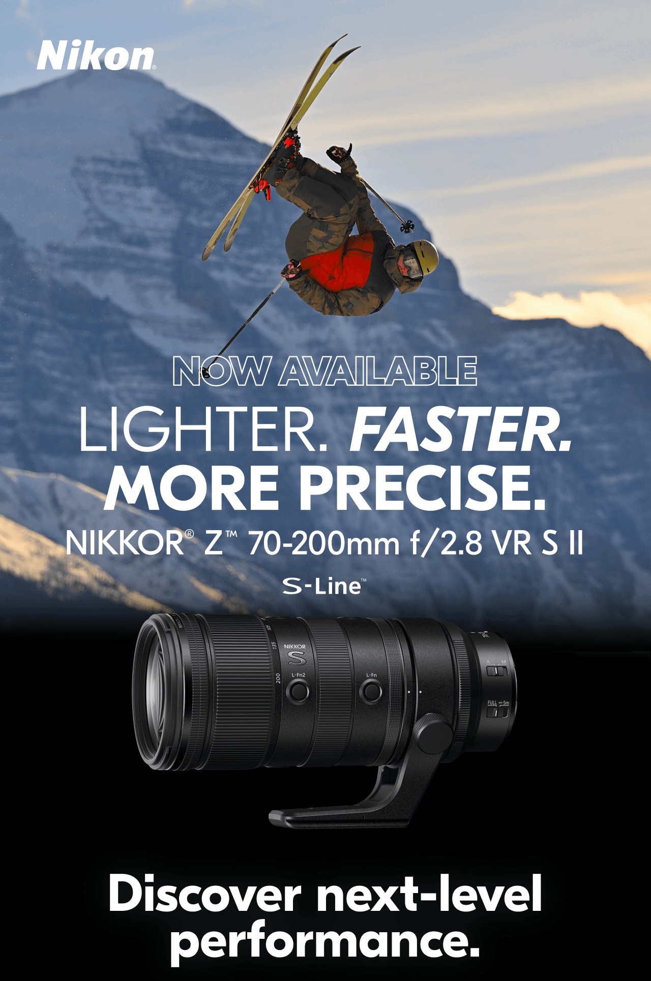 Nikon Z 70-200mm f/2.8  S II  lens - Lighter and Faster 
