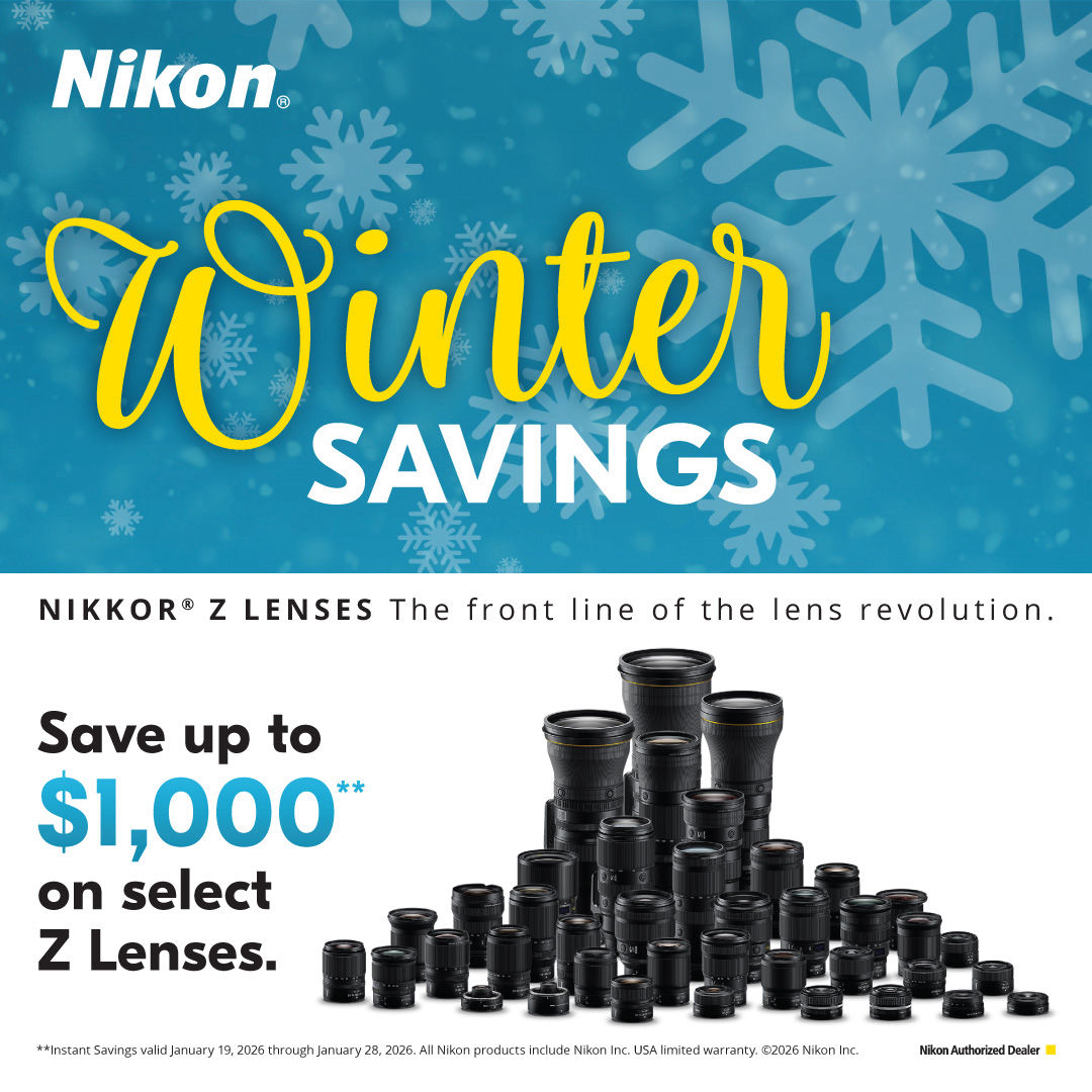 NIKON Mountain of Lenses- Savings at K&R