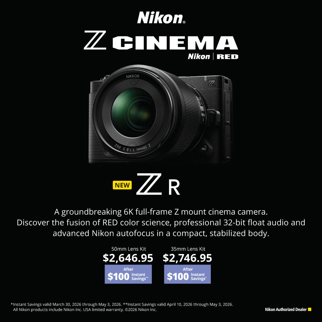 Nikon ZR Red Cinema Camera - Hot Savings at K&R photographics