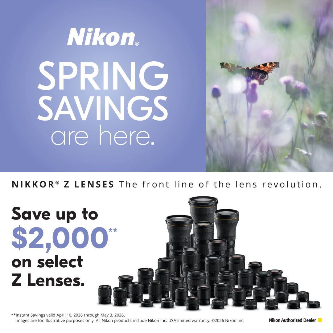 NIKON Mountain of Lenses- Savings at K&R