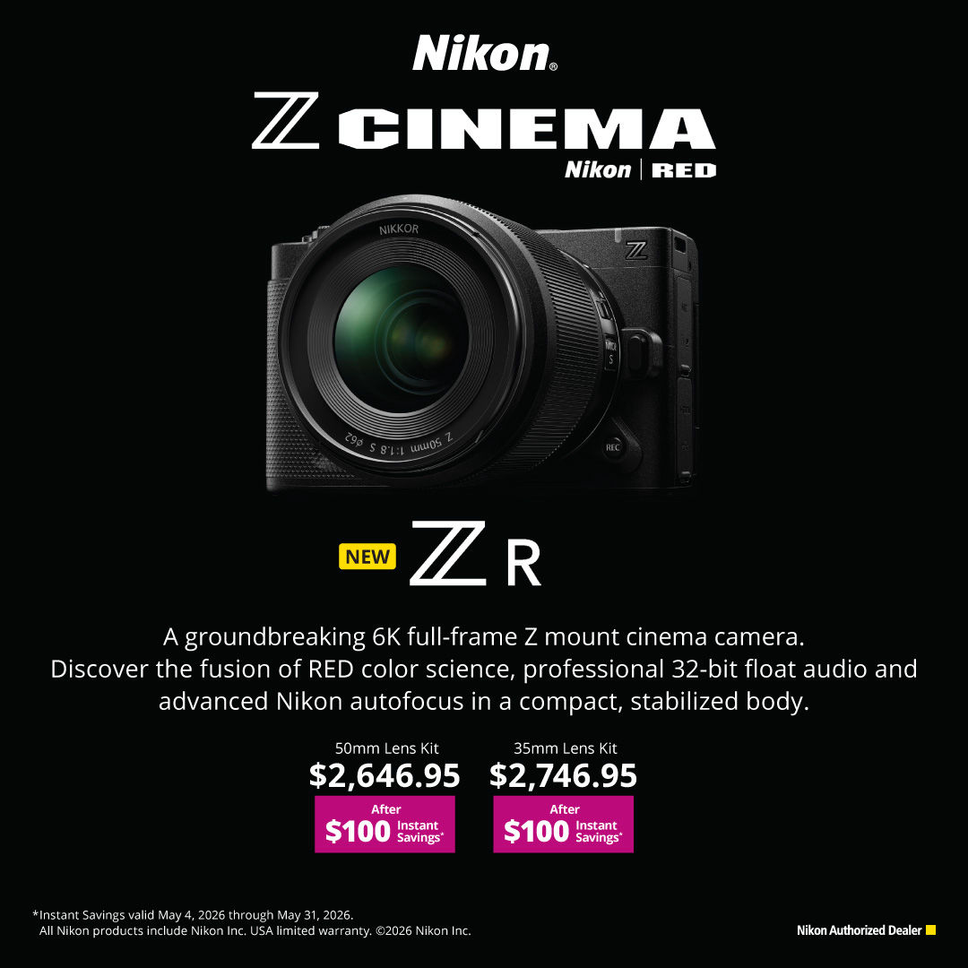 NIKON Spring  Savings at K&R - ZR - Red 
