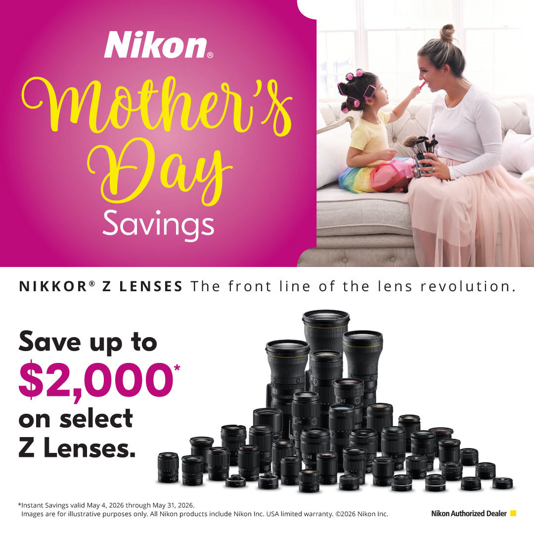NIKON Mountain of Lenses- Savings at K&R