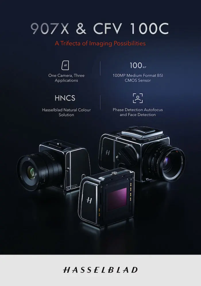 Hasselblad Cameras & Scanners Sales & Service. Hasselblad 907X 100c at K&R PhotoDigital