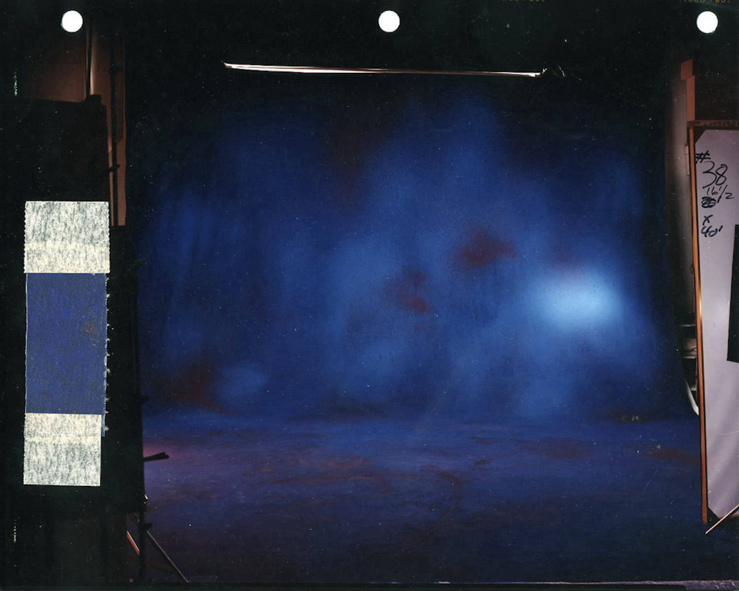 Canvas Painted Background Dark Blue #38 8012.